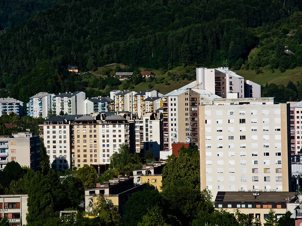 Velenje-Stadtblick