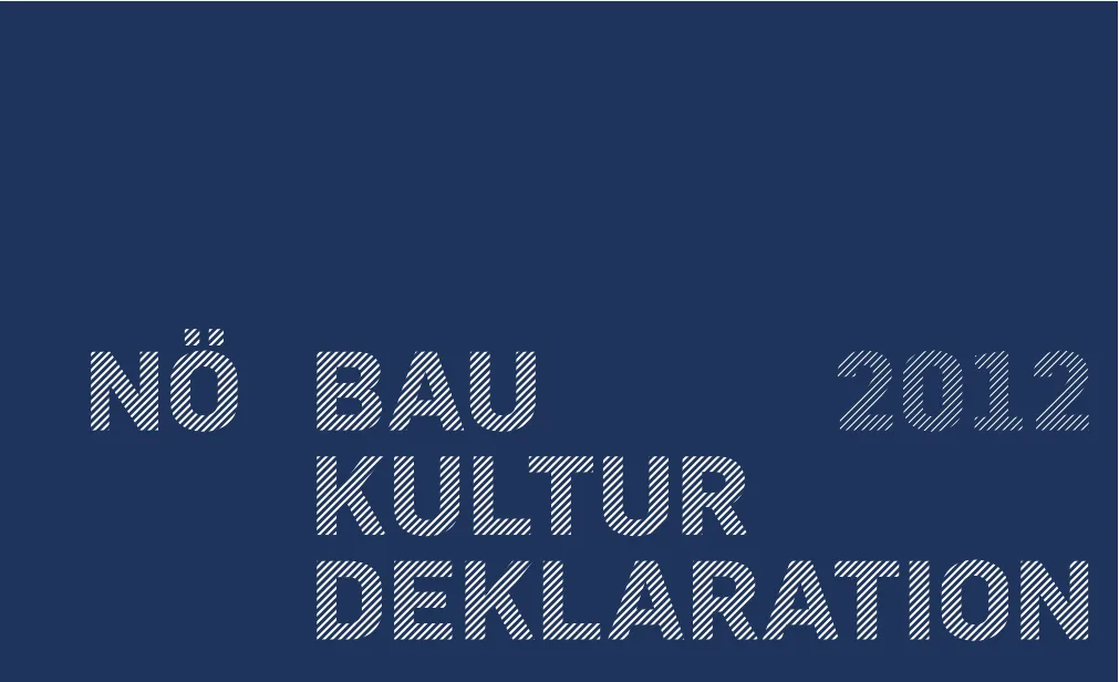 Baukulturdeklaration NÖ