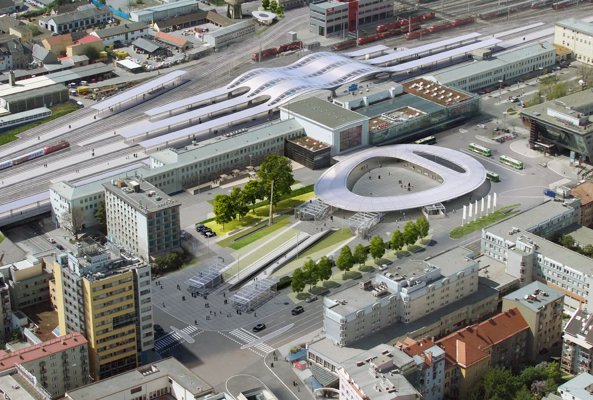 graz bahnhofsplatz rendering
