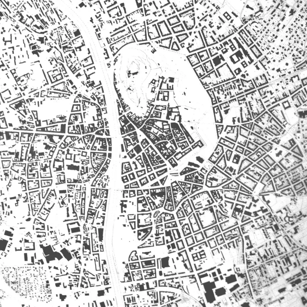 schwarzplan stadt graz