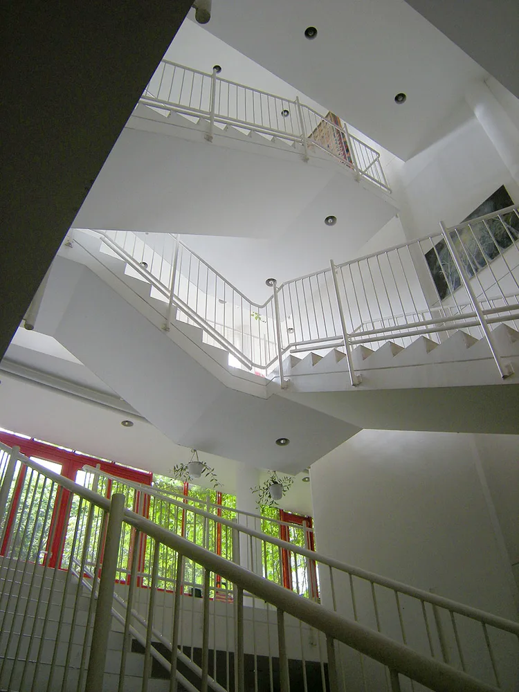 B.R.O.T. Geblergasse, Stiegenhaus, Foto: Ernst Gruber
