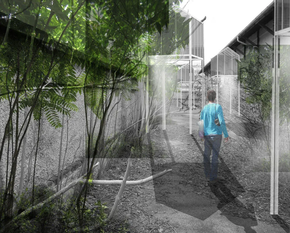 festivalzentrum 2013 _ der grüne Hof hinter der Halle
