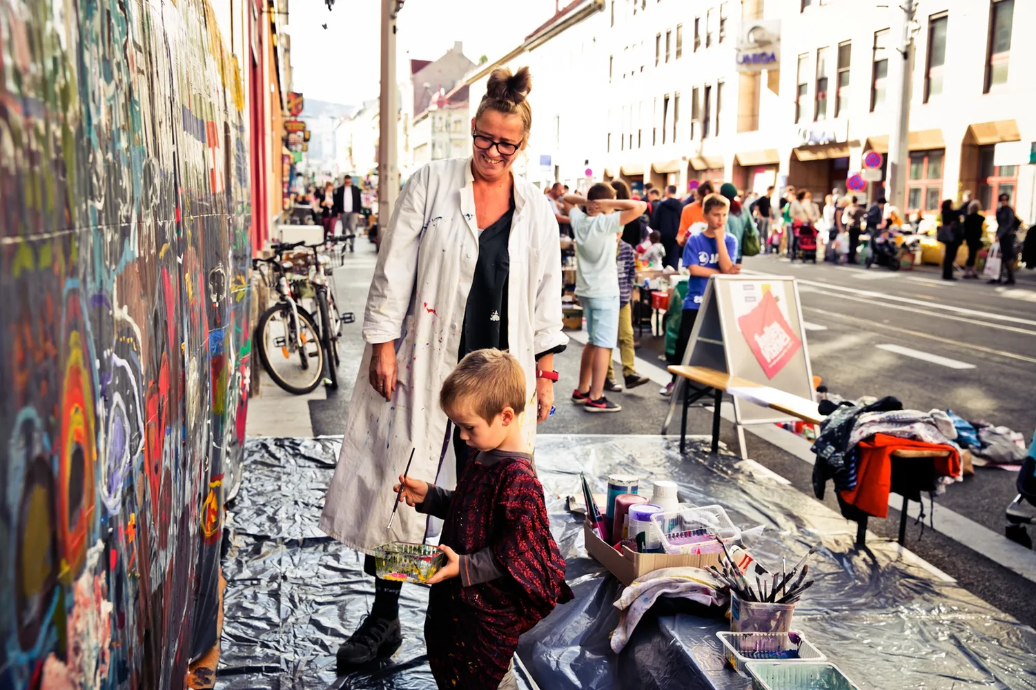 © Lupi Spuma - Fine Photography OG annenstraße, gehsteige breit, kunstaktion