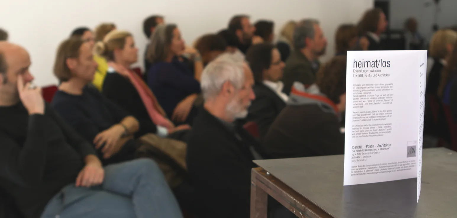 Symposium heimatlos im HDA Graz,