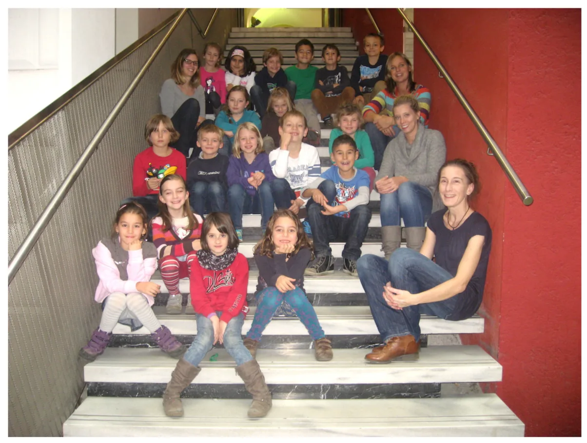 kinder gruppe - workshop hausbau