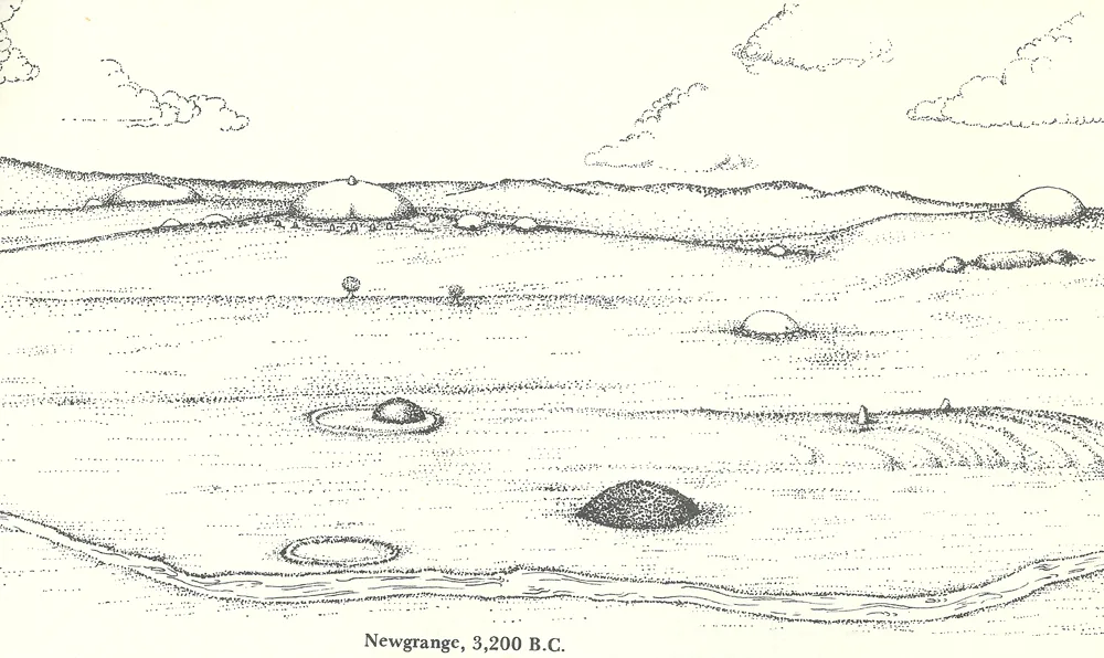 Raimund Abraham, Newgrange Lage