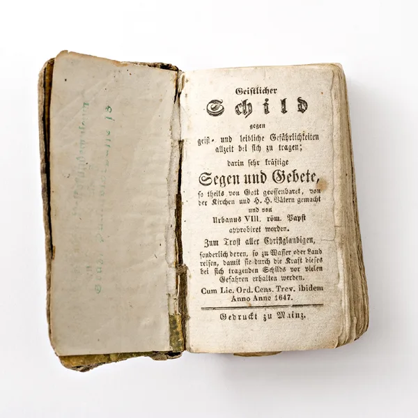 © UMJ / N. Lackner Segensbüchlein, Der Geistliche Schild, Mainz, 1647