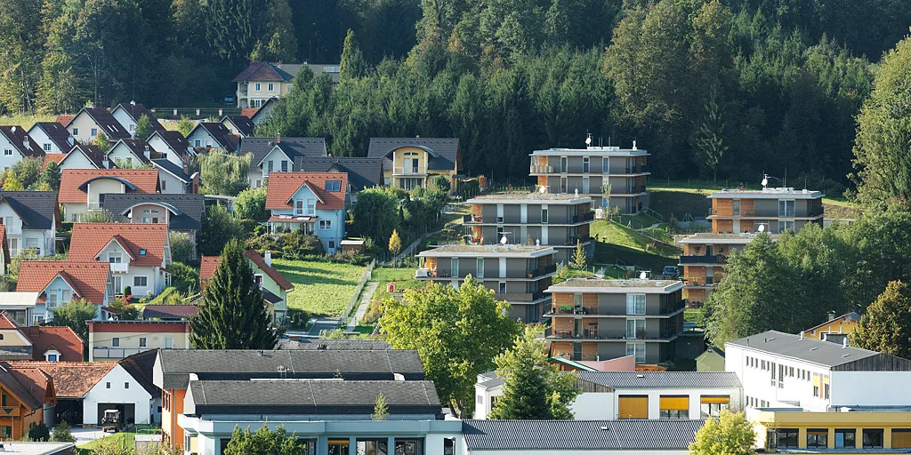 wohnbebauung hausmannstätten