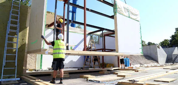 modularer holzbau _ Volksschule am Karl-Toldt-Weg in Wien-Penzing