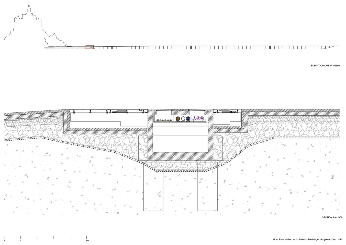© Dietmar Feichtinger Architectes Der Steg zum Mont Saint Michel