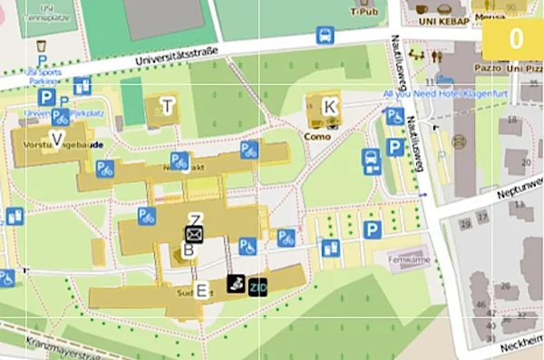 © UNI Klagenfurt – Alpen-Adria-Universität Klagenfurt Alpen Adria Universität Klagenfurt _ Lageplan