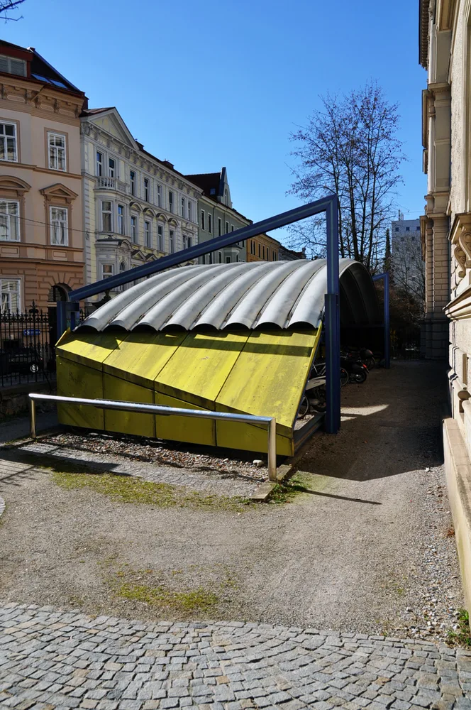 Peter Hellweger Fahrradüberdachung TU Graz