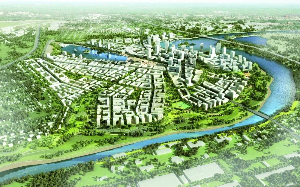 moskau stadt neu Aerial-View