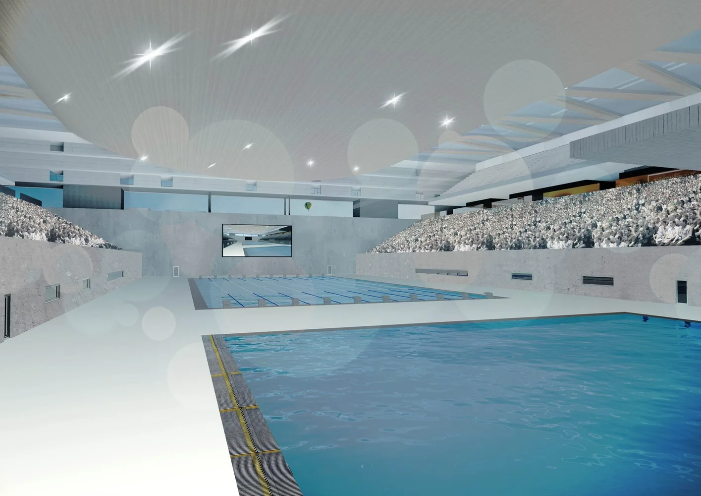 © Stefan Greisinger Olympic Aquatics Centre Tokyo schwimmhalle