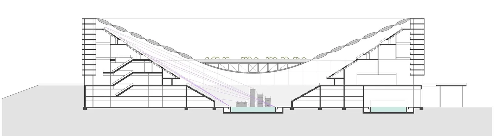 © Stefan Greisinger Olympic Aquatics Centre Tokyo schnitt