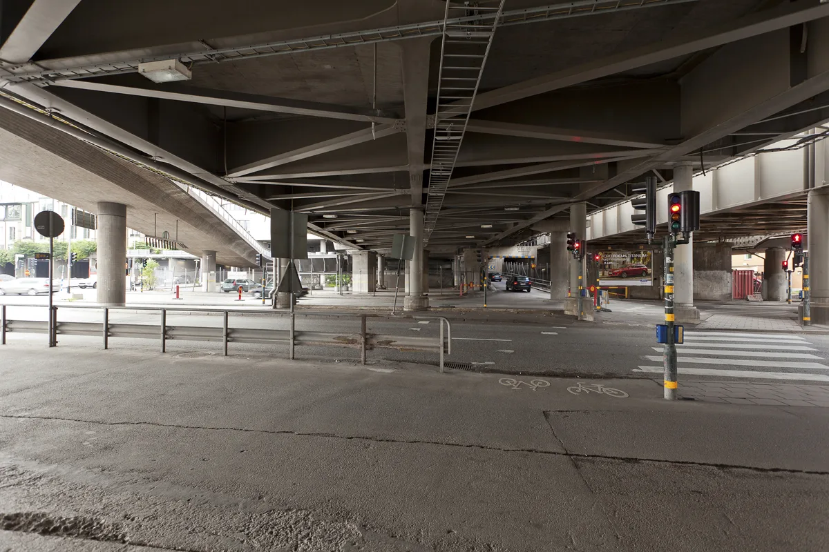 Das Erbe der autogerechten Stadt in Stockholm