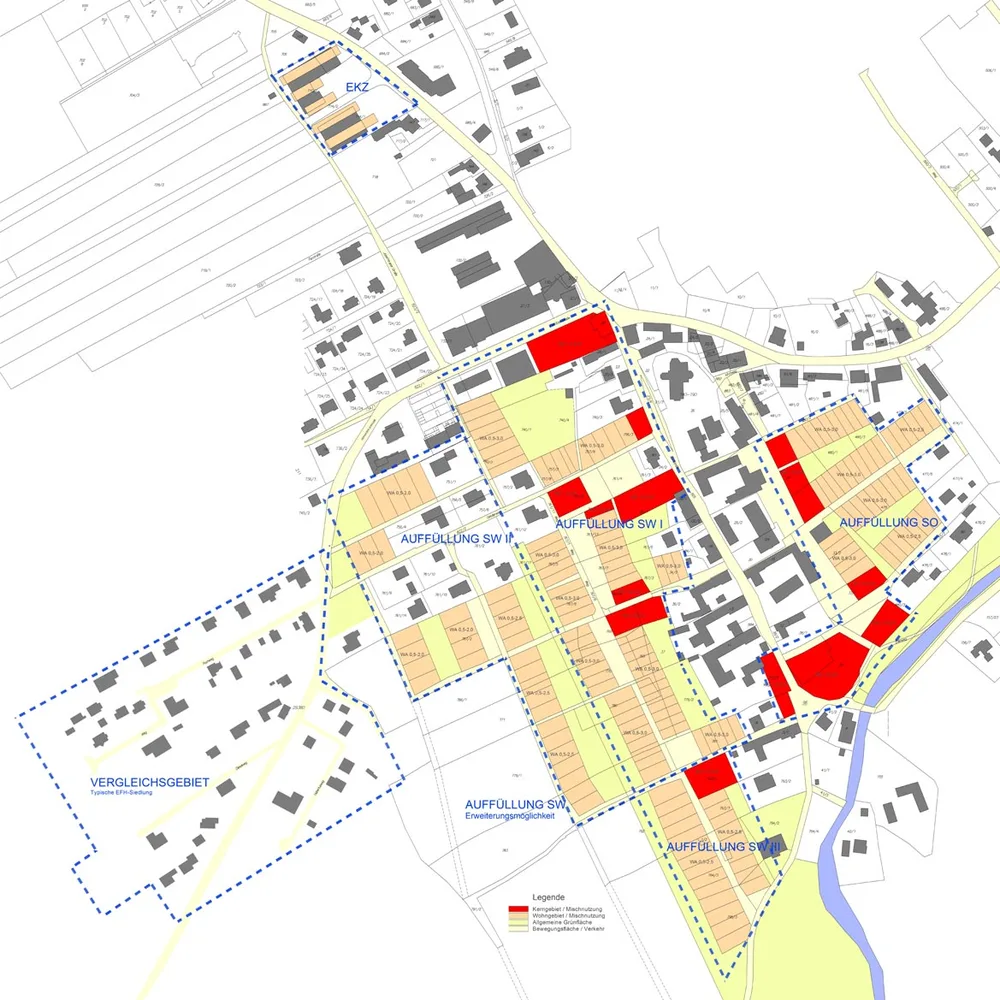 Lageplan vom Beispielprojekt Hausmannstätten