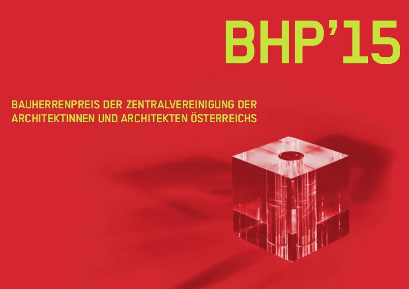 Bauherrenpreis 2015 – Auslobung