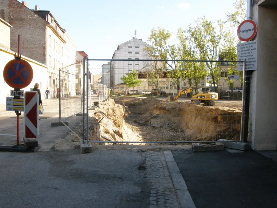 Idlhofgasse Einengung richtung süden.jpg