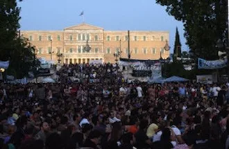 Platzbesetzung in Athen 2011