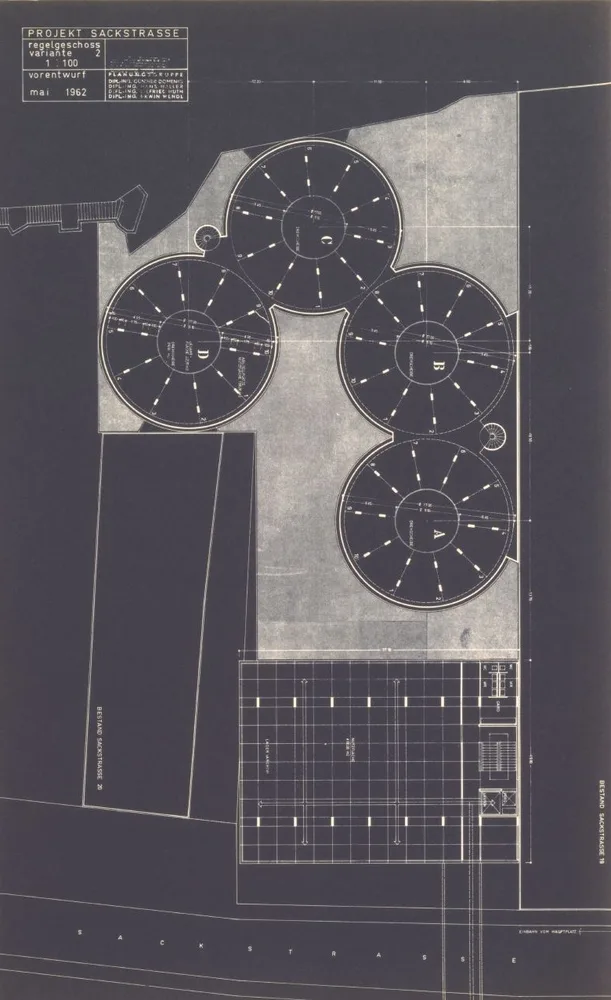 Projekt Sackstraße, 1962