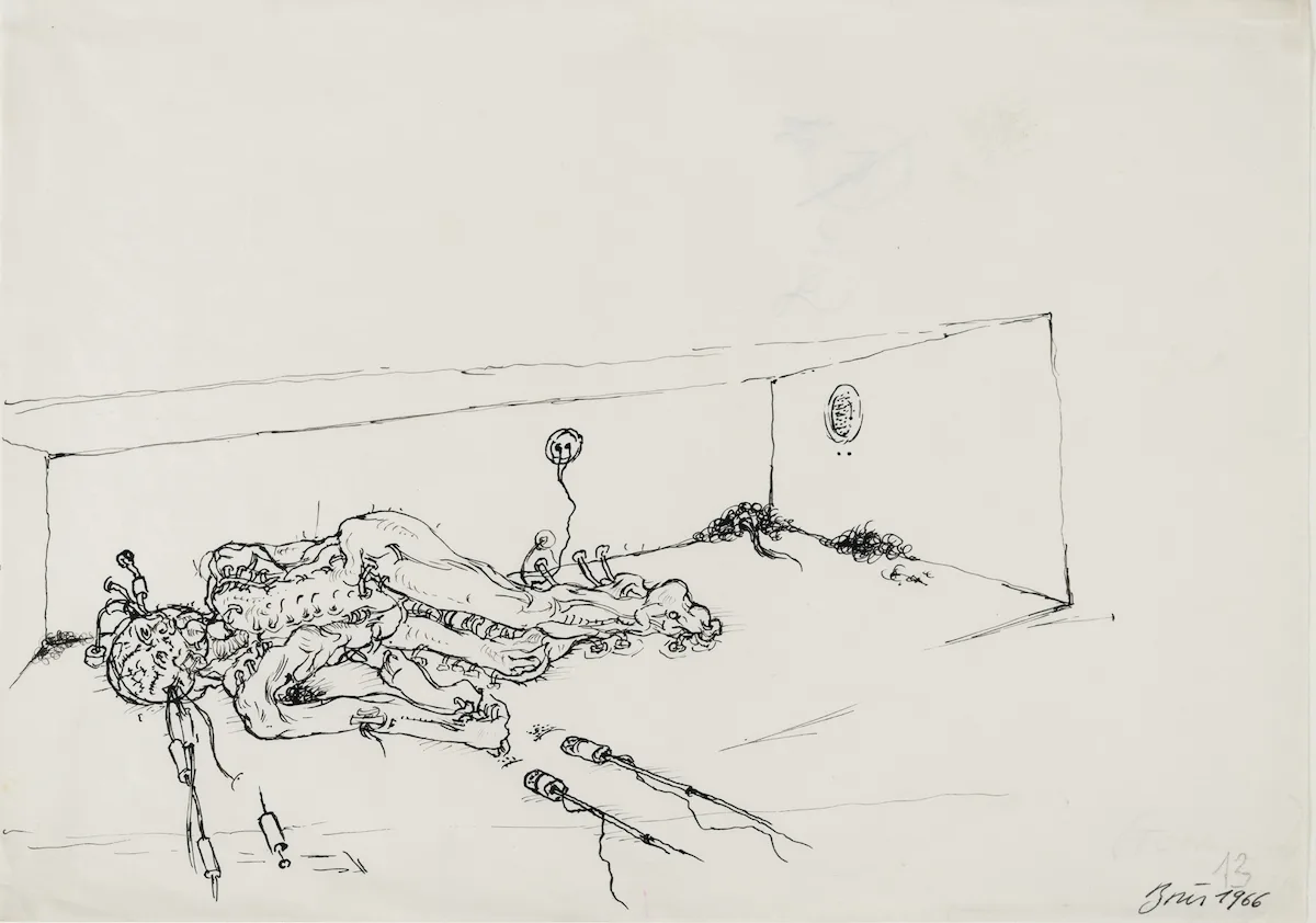 © Universalmuseum Joanneum guenter-brus-aktionszeichnung-1966-02.jpg