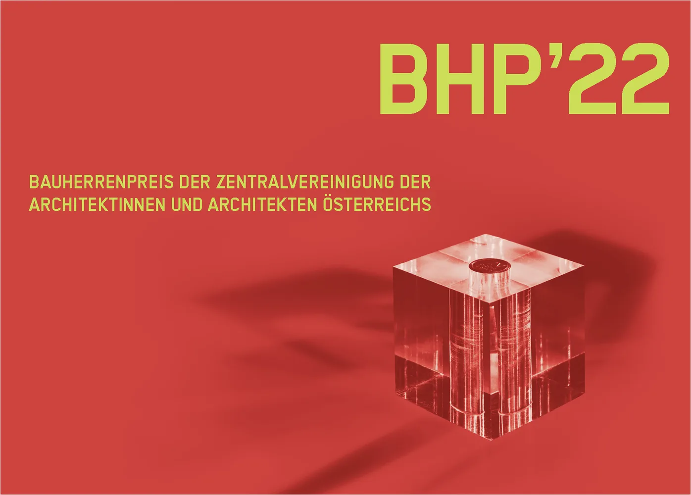 Einladung Einreichung ZV Bauherrenpreis 2022