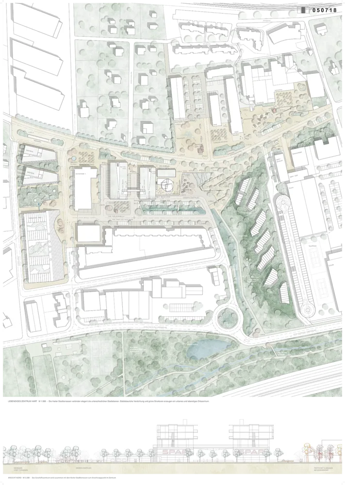 Gestaltung Ortszentrum Hart bei Graz_Praesentationsplan2