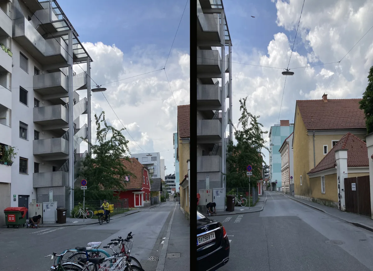 Ansicht Josefigasse 57 61 63 Graz 2023