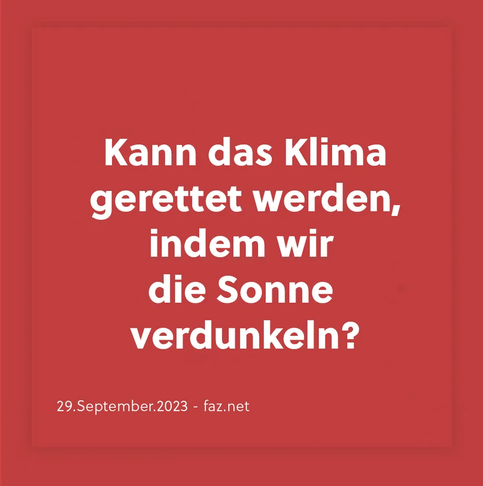 Zitat FAZ Dark side of the Earth Wilhelm Scheruebl