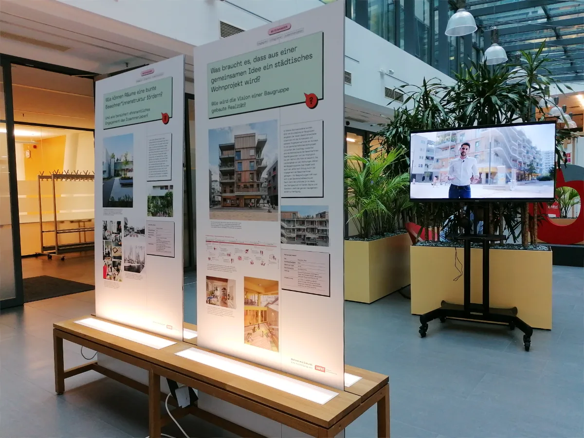 © Ernst Gruber Ausstellungsansicht_Wohnen mit Zukunft_Wien_2023