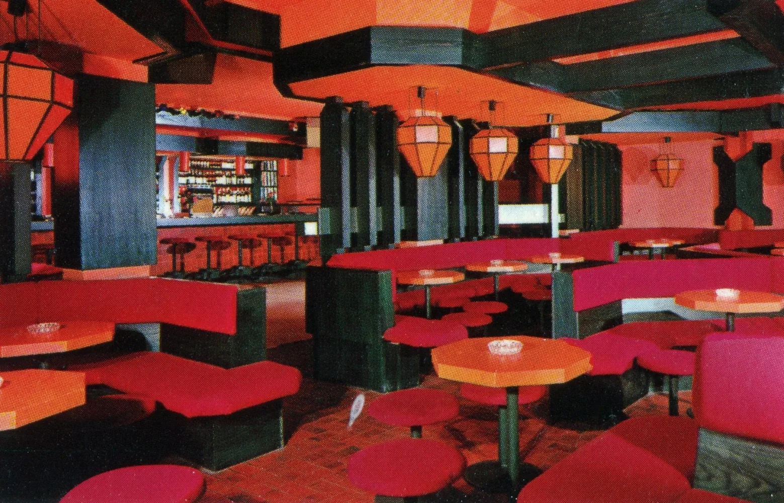 Sunset Club Diskothek Krail, Oberpullendorf, Foto einer Ansichtskarte