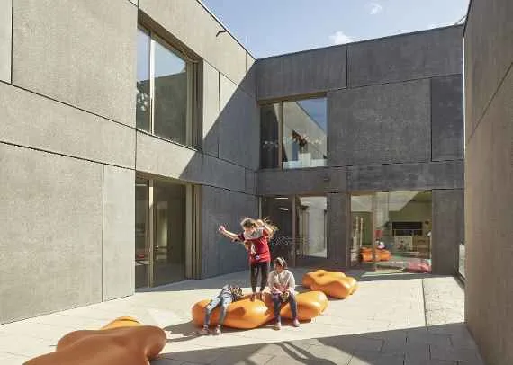 Volksschule Leopoldinum Graz 2021, Alexa Zahn Architekten, copyright Kurt Hoerbst