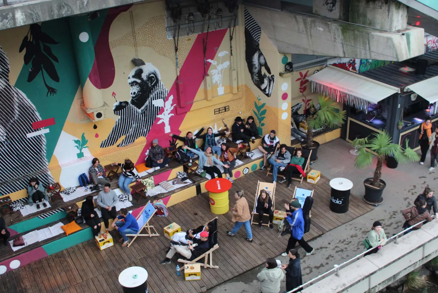 Wandbemalung, Gernot Passath, City Peach Graz 2022