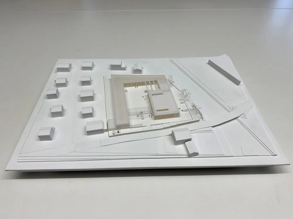 Modell Wettbewerb Straßenmeisterei Feldkirchen, Rang 1, ARGE Andexer Timmerer Architekten