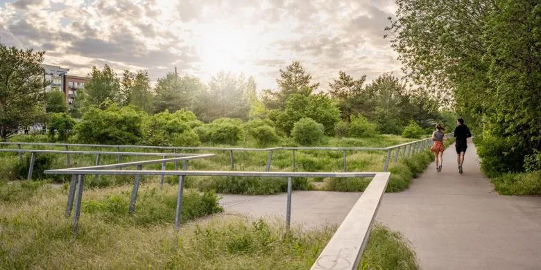 Nordbahnpark, Berlin. Bild: SenUMVK / Dagmar Schwelle