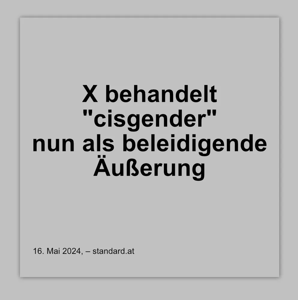 Zitat aus Standard.at zu 2024 06 01/XXXX 06 01
