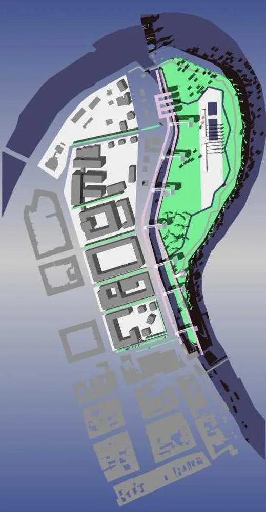 Auvisionen Leoben, Steiermark, Digitales Stadtplanungsmodell, © HC Hirl