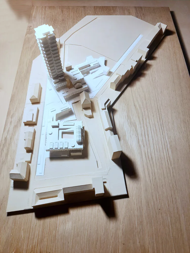 Architketurmodell EWI Tower Graz, @EWInnovation.at