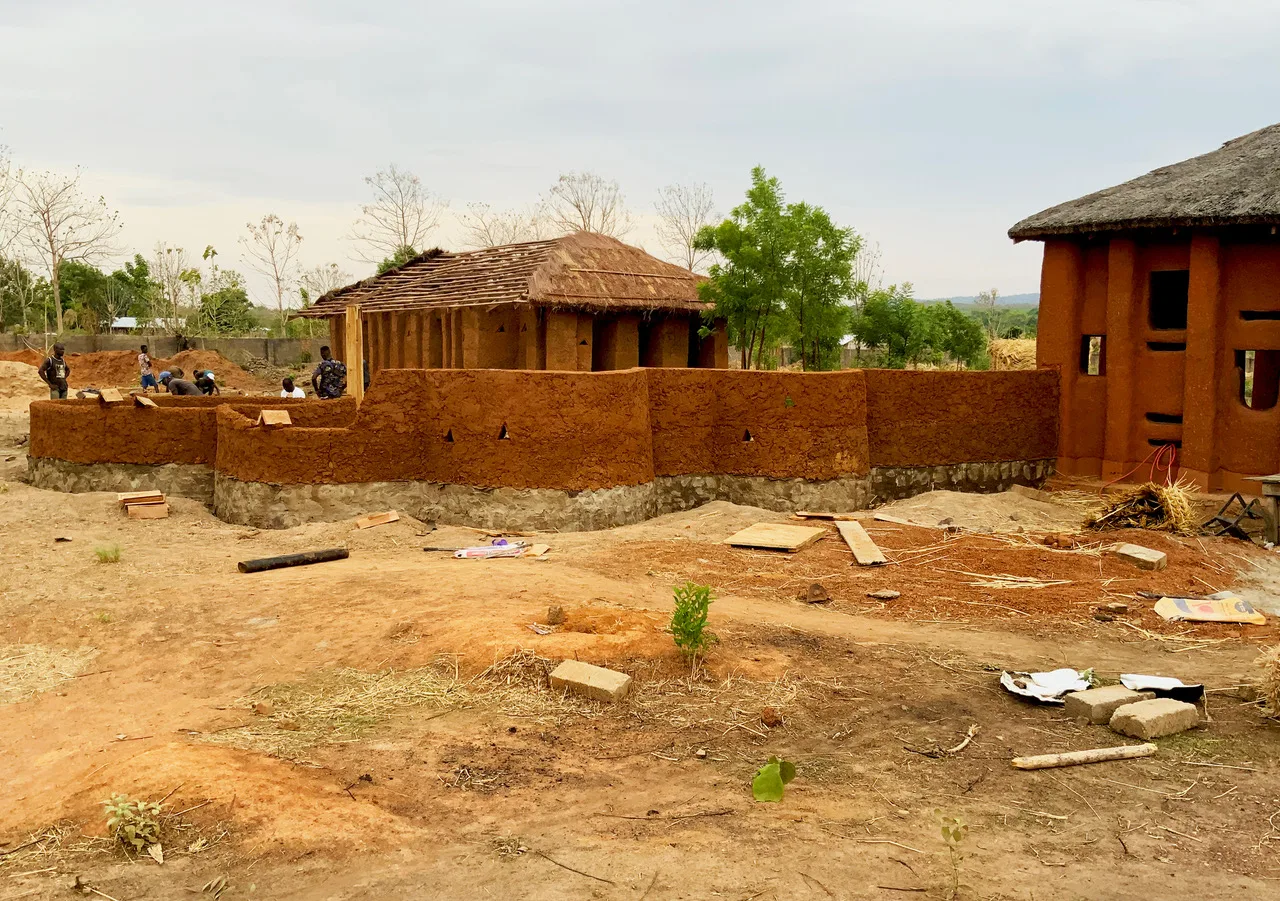 Lehmbau in Ghana