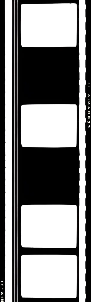 Scan eines Filmstreifens des Films Arnulf Rainer (1960) von Peter Kubelka