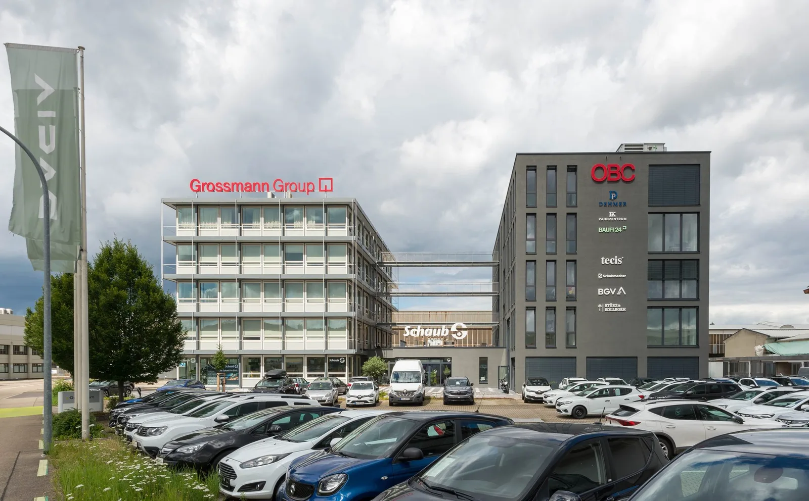 Zwei Gebäude