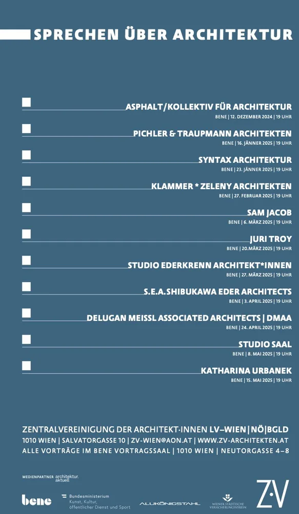 Plakat zur Veranstaltungsreihe
