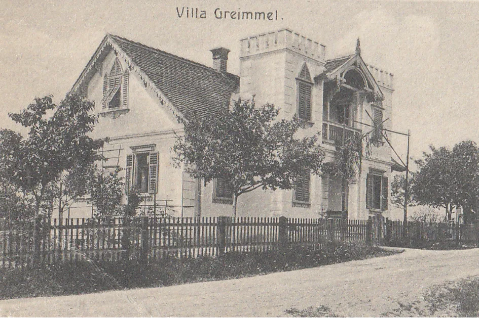 Altes Foto, Greimelvilla, Laßnitzhöhe, 1911