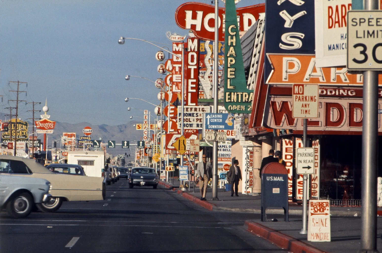 Las Vegas Schilderwald, 1966, Foto: Denise Scott Brown/Courtesy of Denise Scott Brown