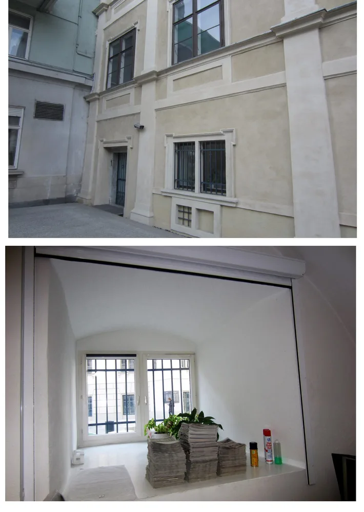 Bild 7: Joanneum, NW-Ecke; Rest der Stadtmauer (Laukhardt)
