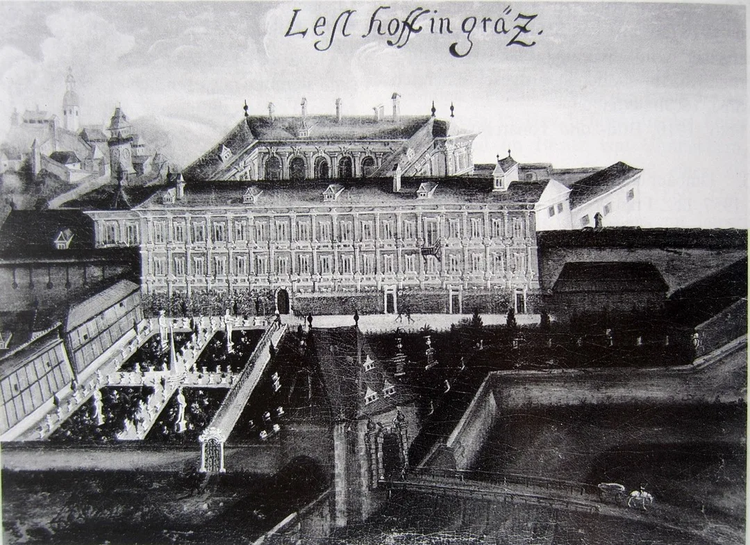 Bild 8: „Lessl hoff in gräz“, um 1687 (StLA)
