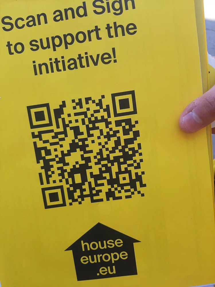 Postkarte der Initiative HouseEurope!