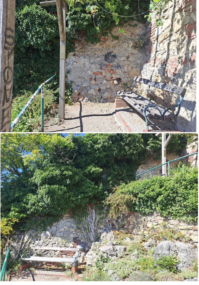 Bild 9: Stadtmauer bei Terrassen 3 und 4 (Fotos Laukhardt)