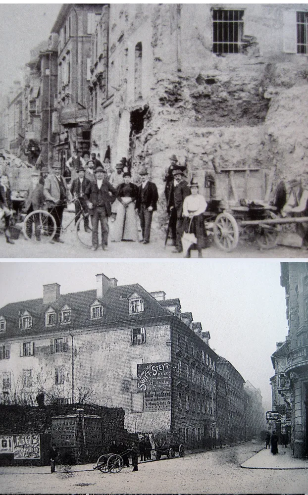 Schmiedgasse nach Durchbruch (Fotos Bude)